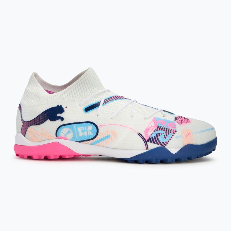 Buty piłkarskie PUMA Future 7 Match Vol. Up TT white/lumi blue/poison pink/fizzy melon/bluemazing 2