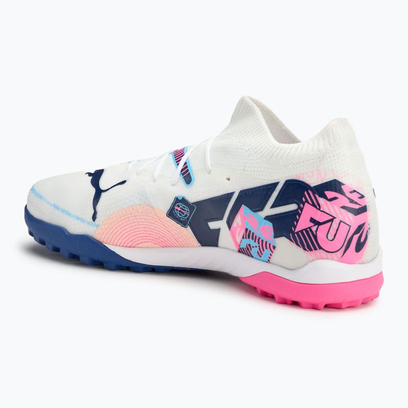 Buty piłkarskie PUMA Future 7 Match Vol. Up TT white/lumi blue/poison pink/fizzy melon/bluemazing 3