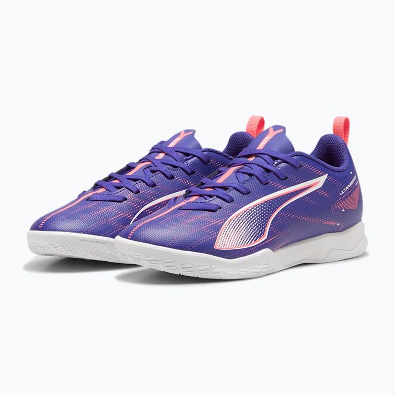 Buty piłkarskie dziecięce PUMA Ultra 5 Play IT Jr lapis lazuli/puma white/sunset gloe