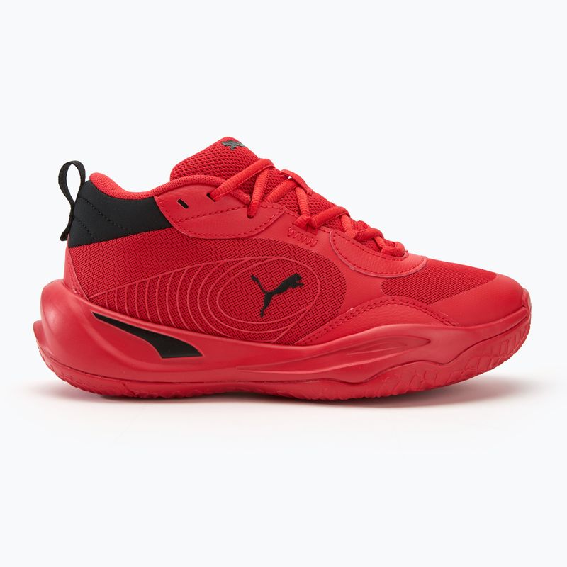 Buty do koszykówki dziecięce PUMA Playmaker Pro JR for all time red/puma black 2