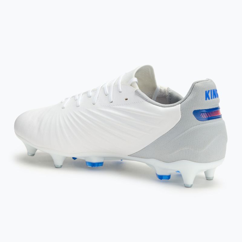 Buty piłkarskie męskie PUMA King Match MxSG puma white/bluemazing/flat light grey/sunset glow 3