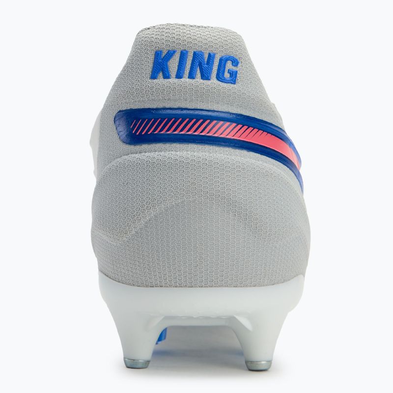 Buty piłkarskie męskie PUMA King Match MxSG puma white/bluemazing/flat light grey/sunset glow 6
