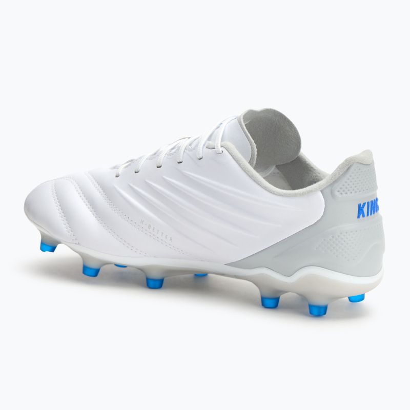 Buty piłkarskie męskie PUMA King Pro FG/AG puma white/bluemazing/flat light grey/sunset glow 3