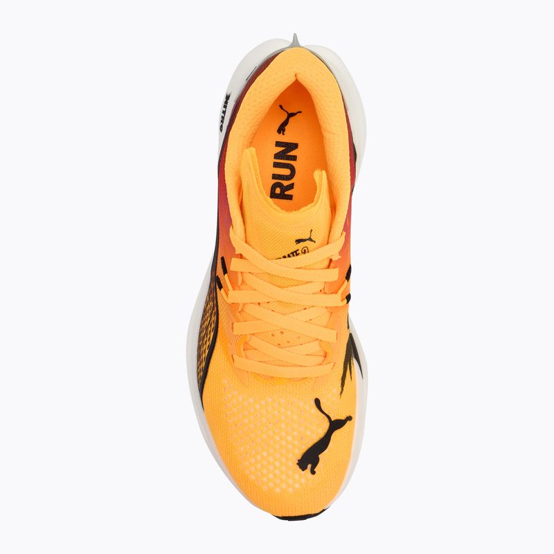 Buty do biegania damskie PUMA Deviate Nitro 3 Fade sun stream/sunset glow/puma white 5