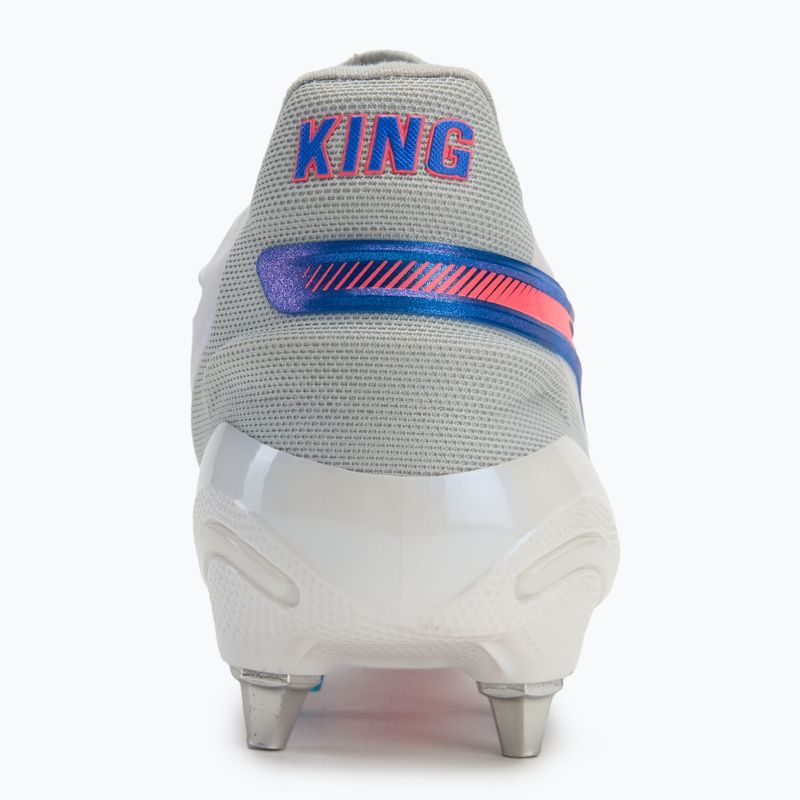 Buty piłkarskie męskie PUMA King Ultimate MxSG puma white/bluemazing/flat light grey/sunset glow 6