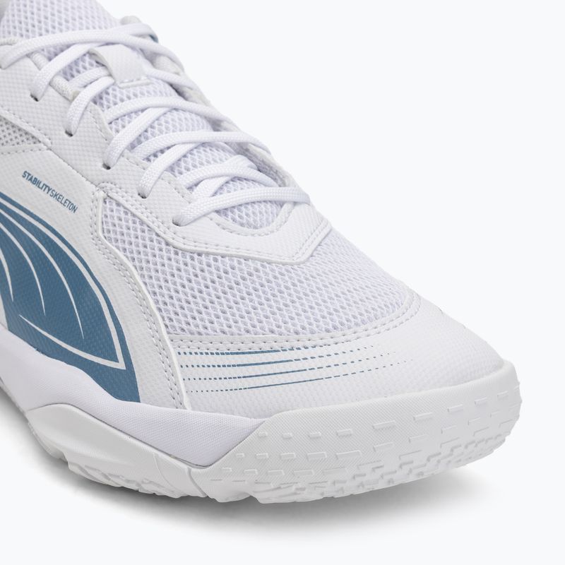 Buty do sportów halowych PUMA Solarflash III puma white/blue horizon 7