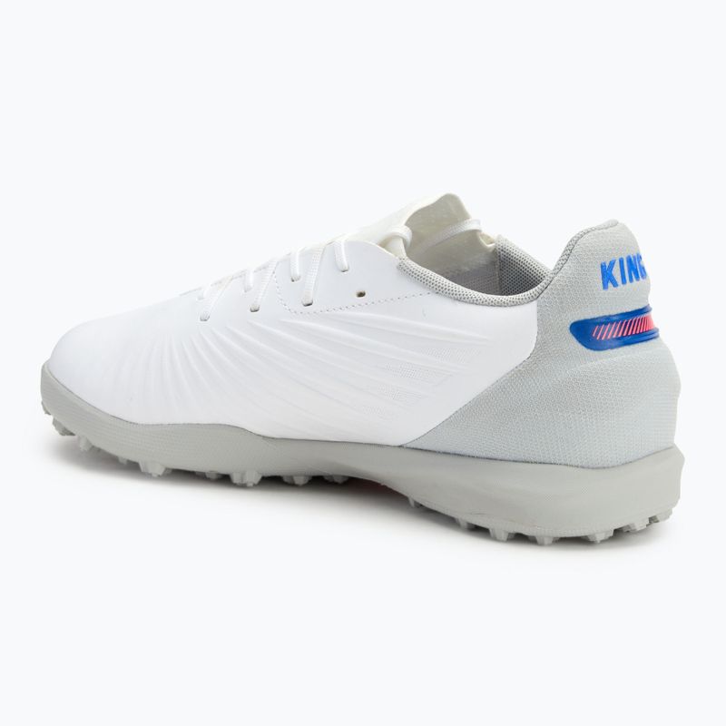 Buty piłkarskie dziecięce PUMA King Match TT Jr puma white/bluemazing/flat light grey/sunset glow 3