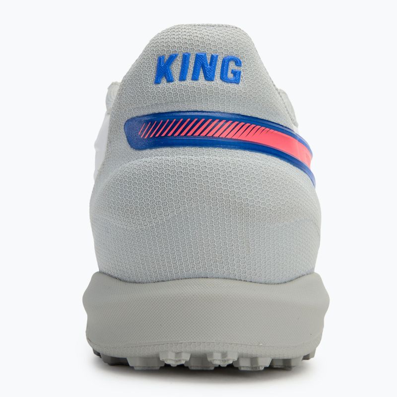 Buty piłkarskie dziecięce PUMA King Match TT Jr puma white/bluemazing/flat light grey/sunset glow 6