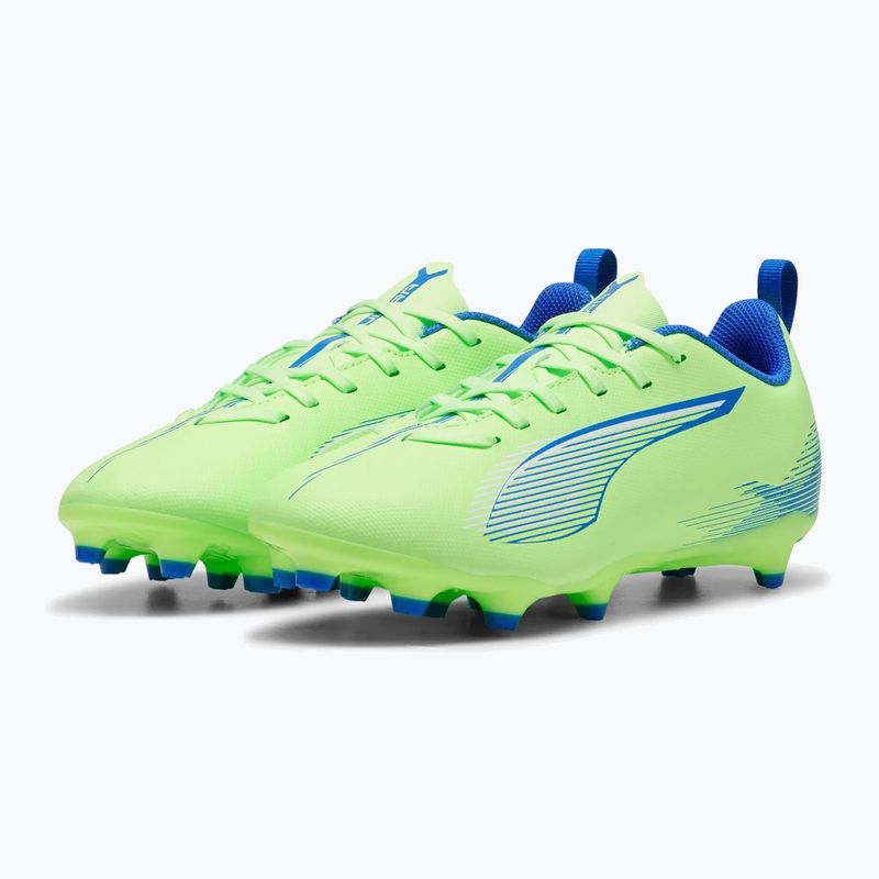 Buty piłkarskie dziecięce PUMA Ultra 5 Play FG/AG Jr fizzy apple/puma white 10