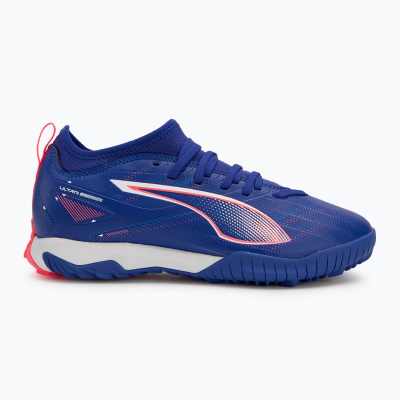 Buty piłkarskie dziecięce PUMA Ultra 5 Match TT + Mid Jr lapis lazuli/puma white/sunset glow 2