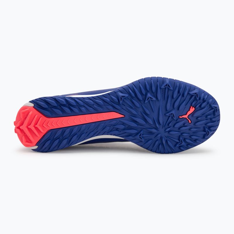 Buty piłkarskie dziecięce PUMA Ultra 5 Match TT + Mid Jr lapis lazuli/puma white/sunset glow 4