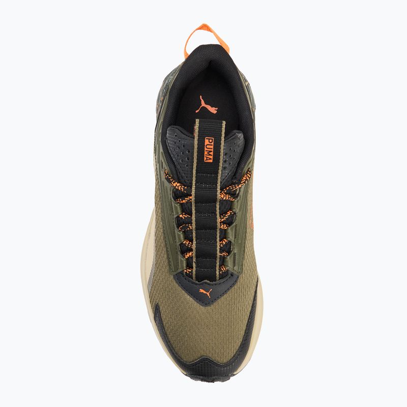 Buty do biegania męskie PUMA Extend Lite Trail landslide dark olive/puma black 5