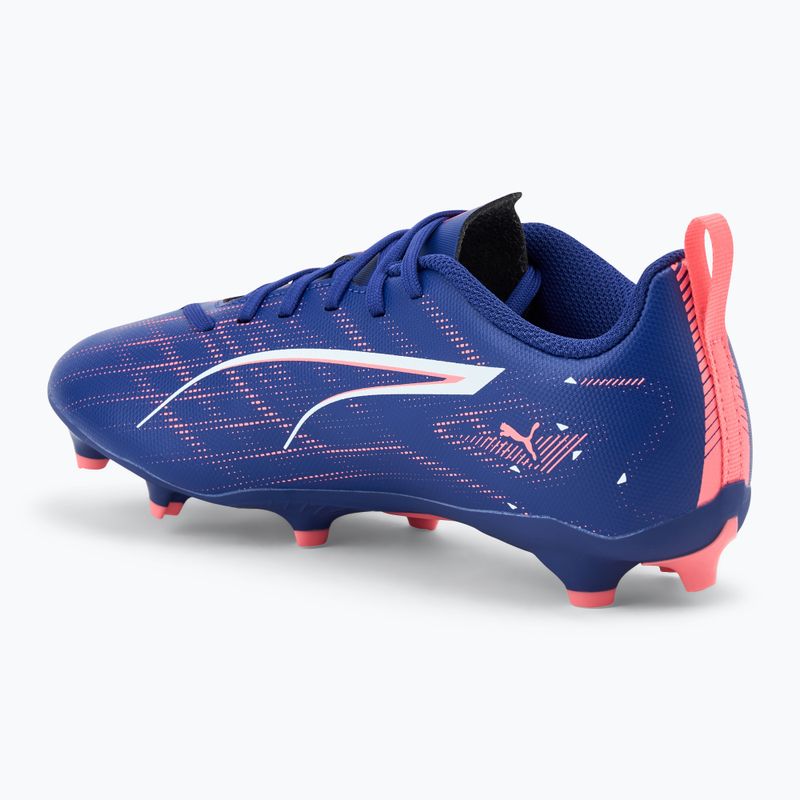 Buty piłkarskie dziecięce PUMA Ultra 5 Play FG/AG Jr lapis lazuli/puma white/sunset glow 3