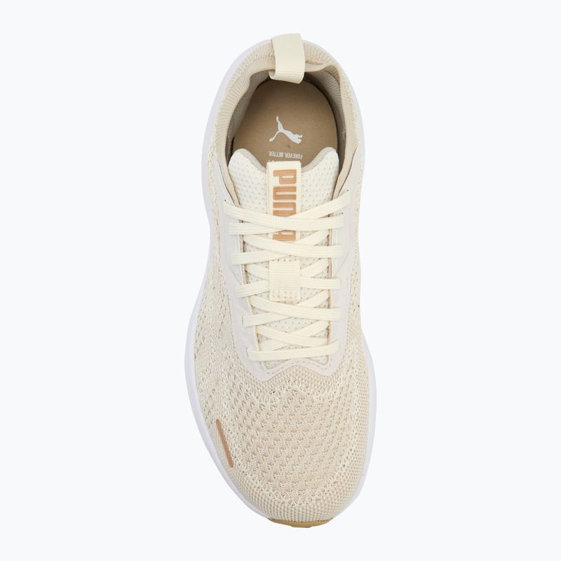 Buty do biegania damskie PUMA Skyrocket Lite Engineered frosted ivory/gold 5