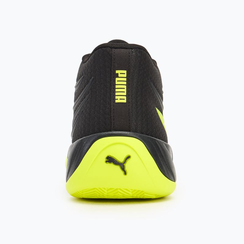 Buty do koszykówki męskie PUMA Court Pro puma black/electric lime 6