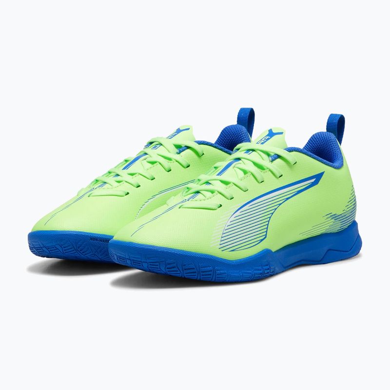 Buty piłkarskie dziecięce PUMA Ultra 5 Play IT Jr fizzy apple/puma white 3