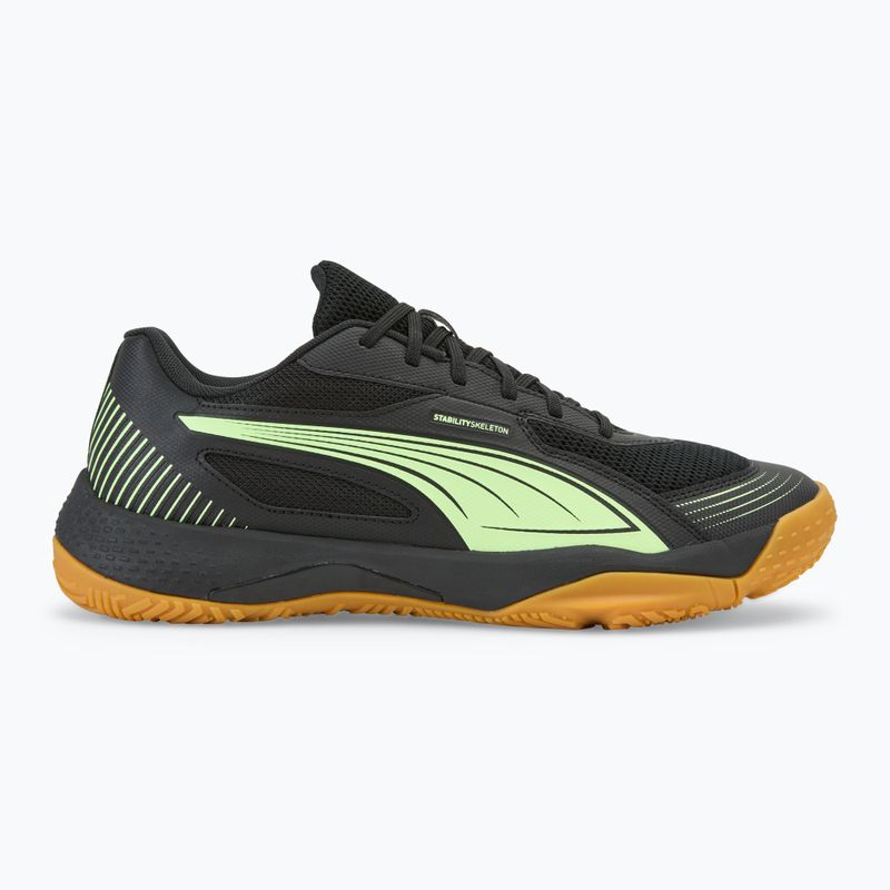 Buty do sportów halowych PUMA Solarflash III puma black/fizzy apple 2