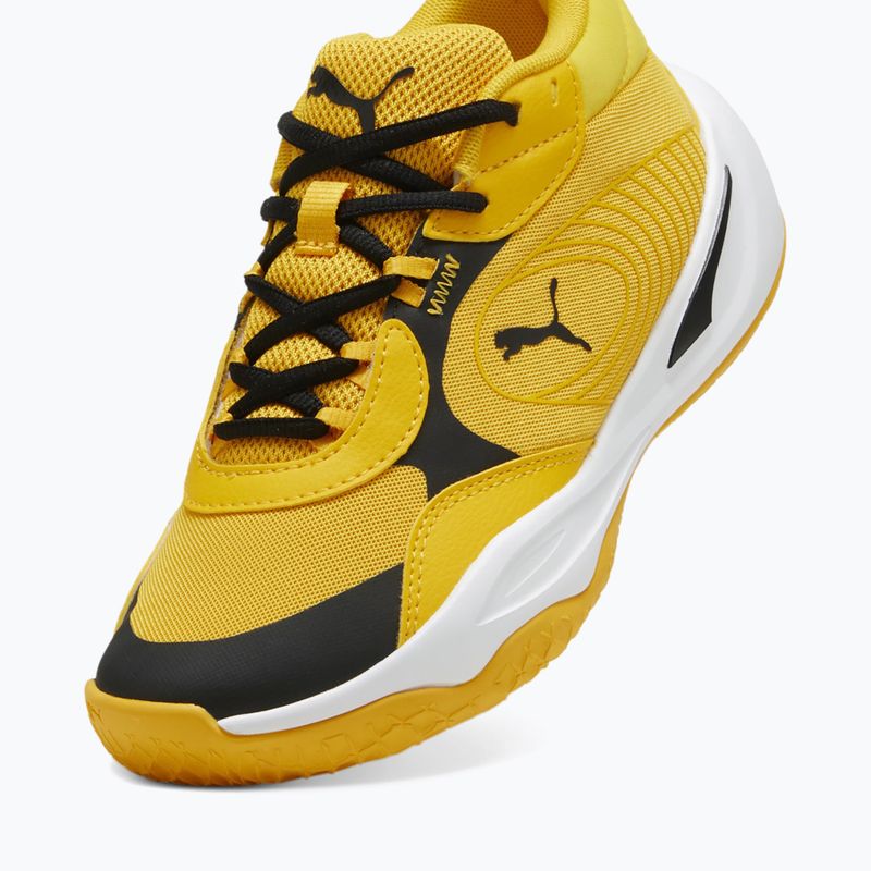 Buty do koszykówki dziecięce PUMA Playmaker Pro JR yellow sizzle/puma blackl 12