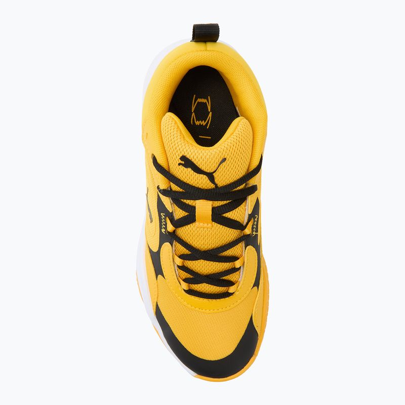 Buty do koszykówki dziecięce PUMA Playmaker Pro JR yellow sizzle/puma blackl 5