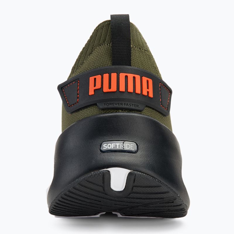 Buty do biegania PUMA Softride Symmetry Fuzion puma olive/puma black/flame filcker 6