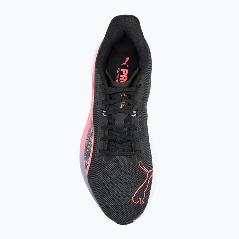 Buty do biegania PUMA Darter Pro puma black/sunset glow/pale plum 5