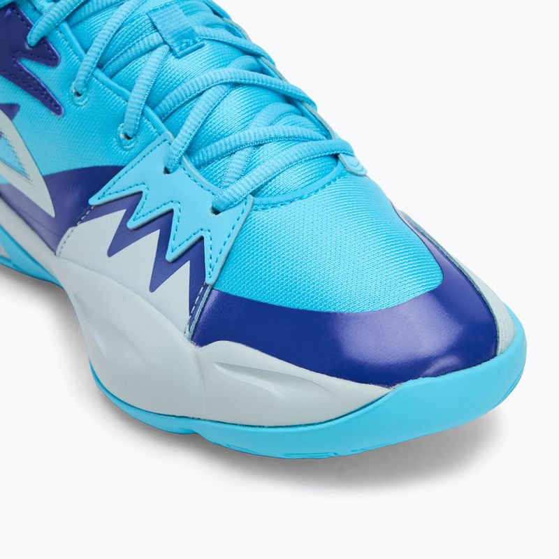 Buty do koszykówki PUMA Genetics purple glimmer/bright aqua/strong gray/white 7