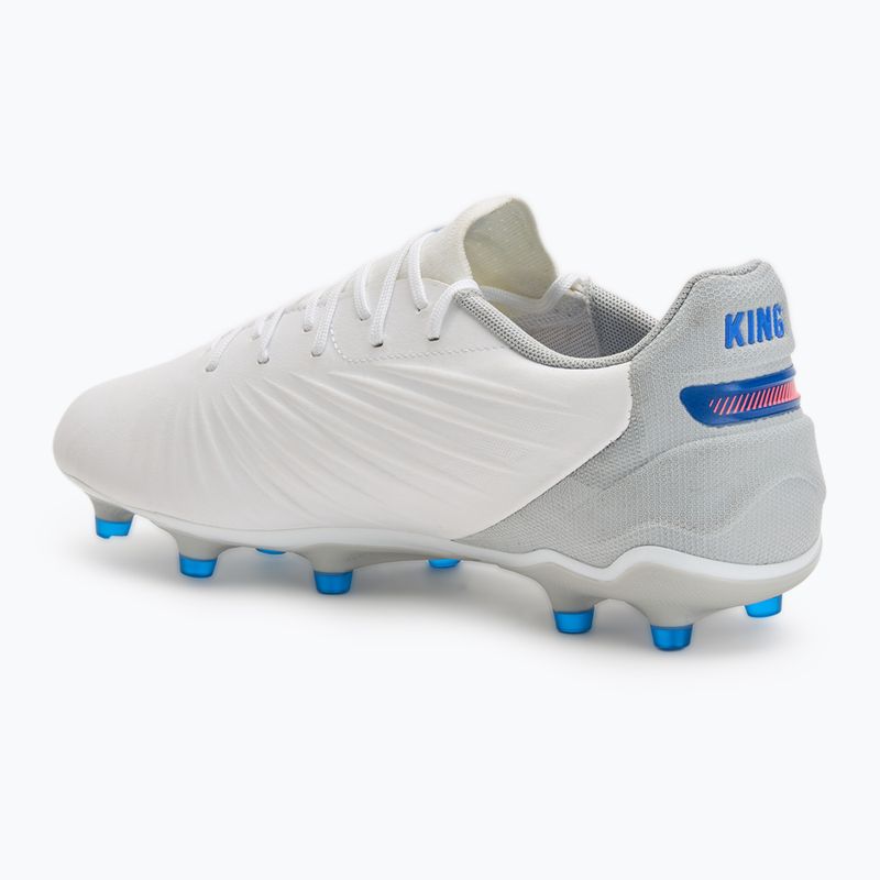 Buty piłkarskie PUMA King Match FG/AG puma white/bluemazing/flat light grey/sunset glow 3