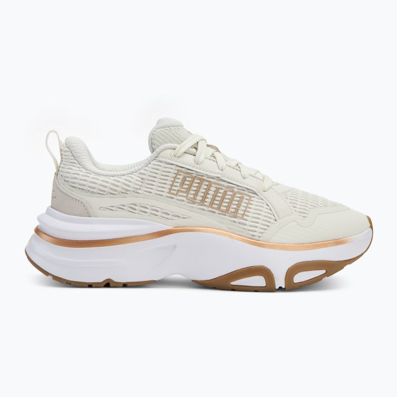 Buty do biegania damskie PUMA Softride Divine vapor gray/puma gold 2