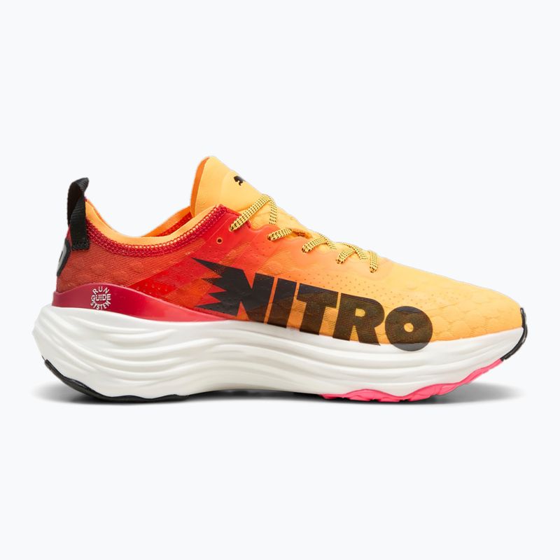 Buty do biegania męskie PUMA ForeverRun Nitro Fade sun stream/sunset glow/puma white 10