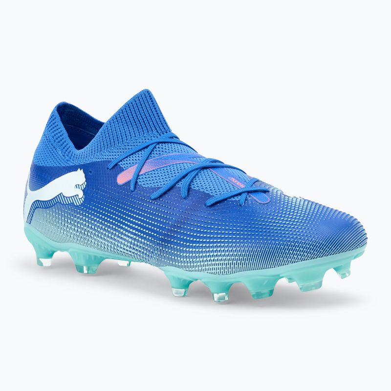 Buty piłkarskie PUMA Future 7 Play It hyperlink blue/mint/puma white