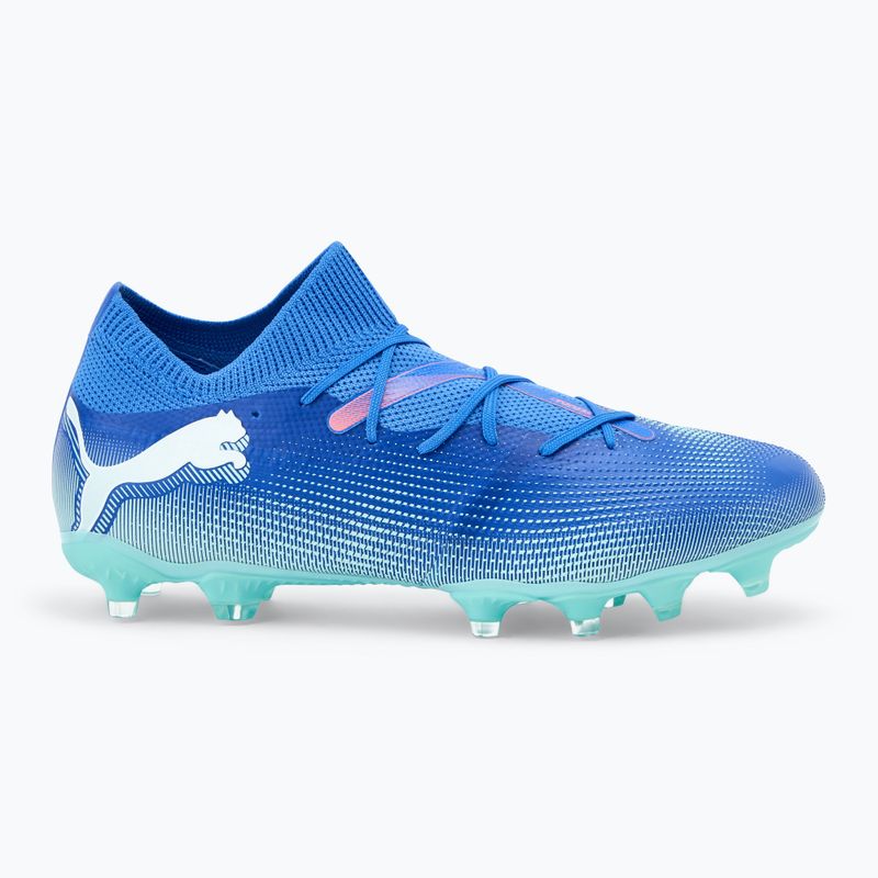 Buty piłkarskie PUMA Future 7 Play It hyperlink blue/mint/puma white 2