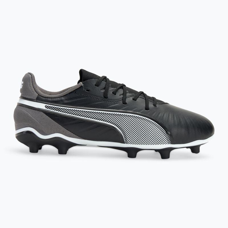 Buty piłkarskie dziecięce PUMA King Match FG/AG Jr puma black/puma white/cool dark grey 2