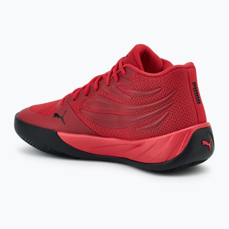 Buty do koszykówki męskie PUMA Court Pro for all time red/puma black 3