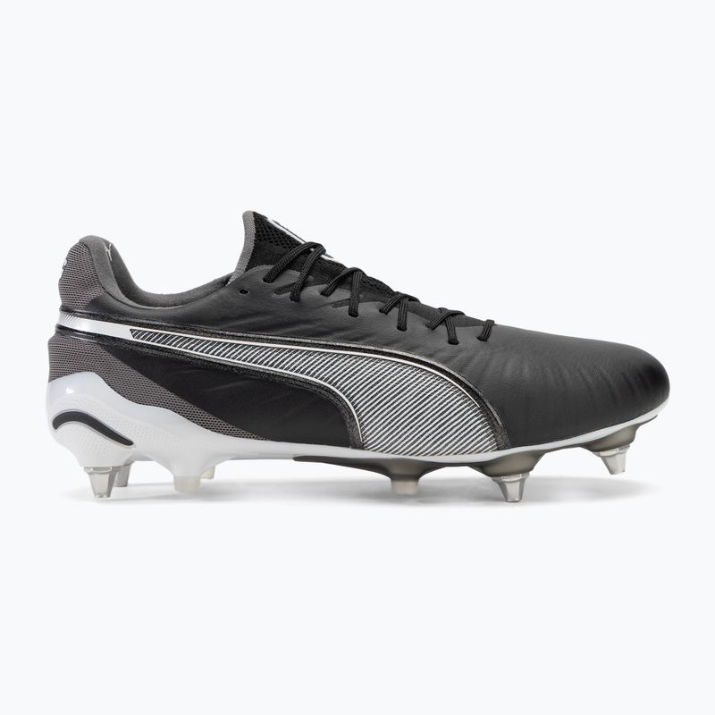 Buty piłkarskie męskie PUMA King Ultimate MxSG puma black/puma white/cool dark grey 2