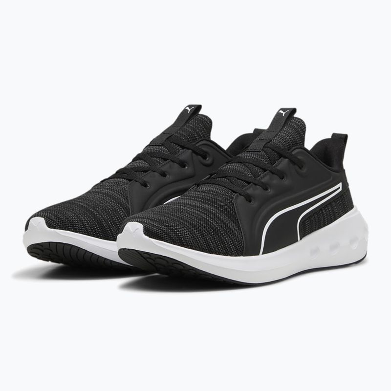 Buty do biegania PUMA Softride Carson Knit puma black/puma white