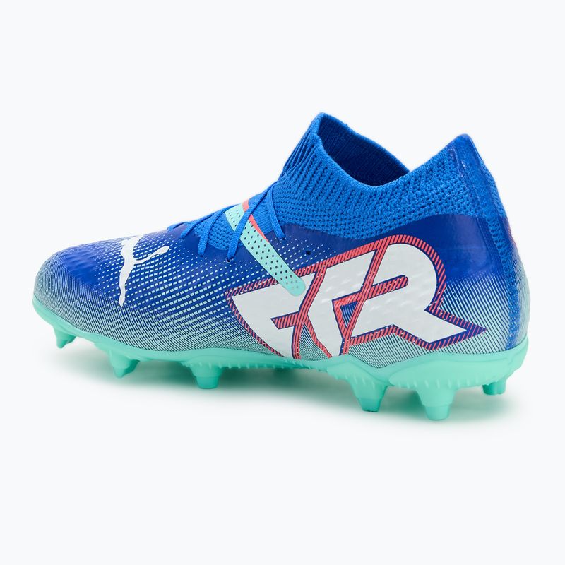 Buty piłkarskie dziecięce PUMA Future 7 Pro FG/AG Jr bluemazing/puma white/electric peppermint 3