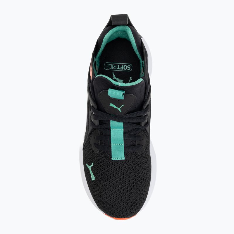 Buty dziecięce PUMA Softride Enzo NXT Jr puma black/jade frost 5