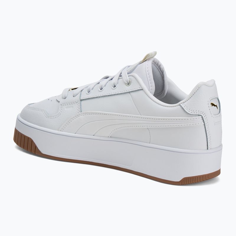 Buty damskie PUMA Carina Street Lux puma white/puma white/puma gold 3