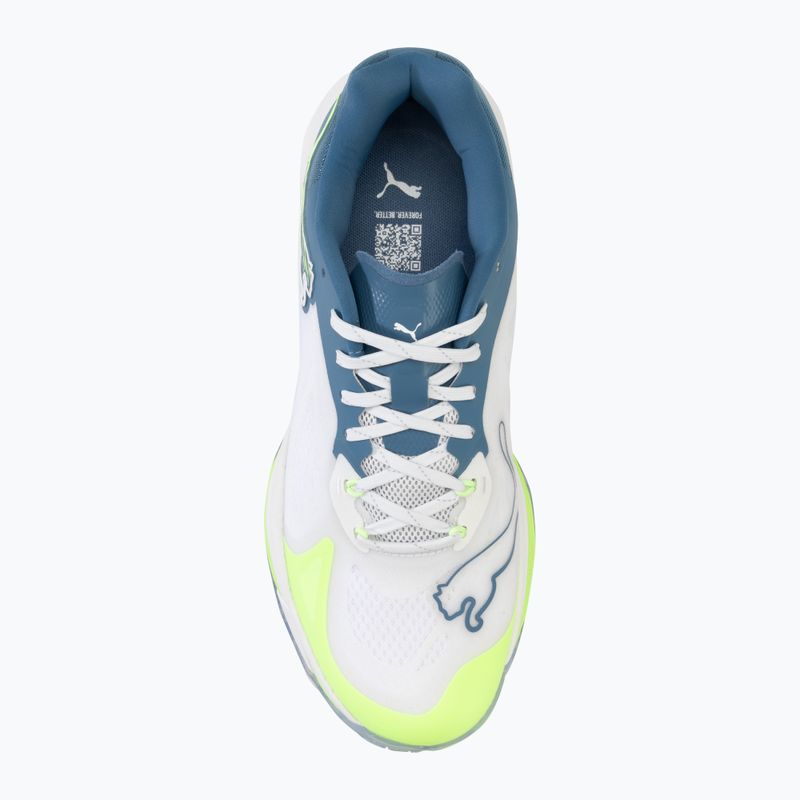 Buty do sportów halowych PUMA Vantage Nitro puma white/ blue horizon/ fizzy apple 5