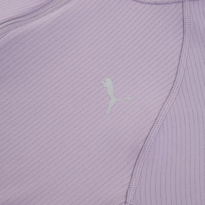 Bluza do biegania damska PUMA Run For Her Ribbed Full Zip pale plum 3