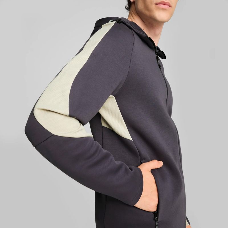 Bluza męska PUMA Evostripe Hoodie FZ DK galactic gr 7