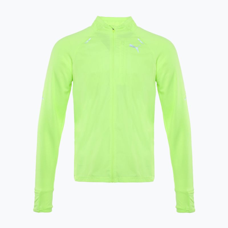 Kurtka do biegania damska PUMA Run Gridfleece fizzy apple