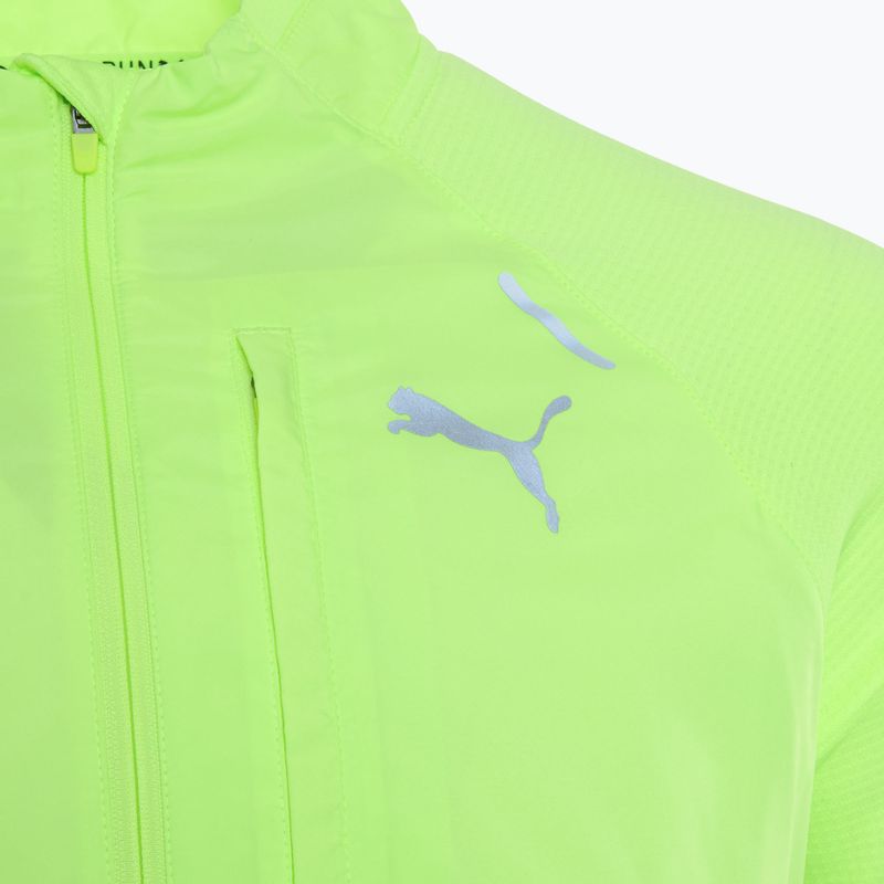 Kurtka do biegania damska PUMA Run Gridfleece fizzy apple 3