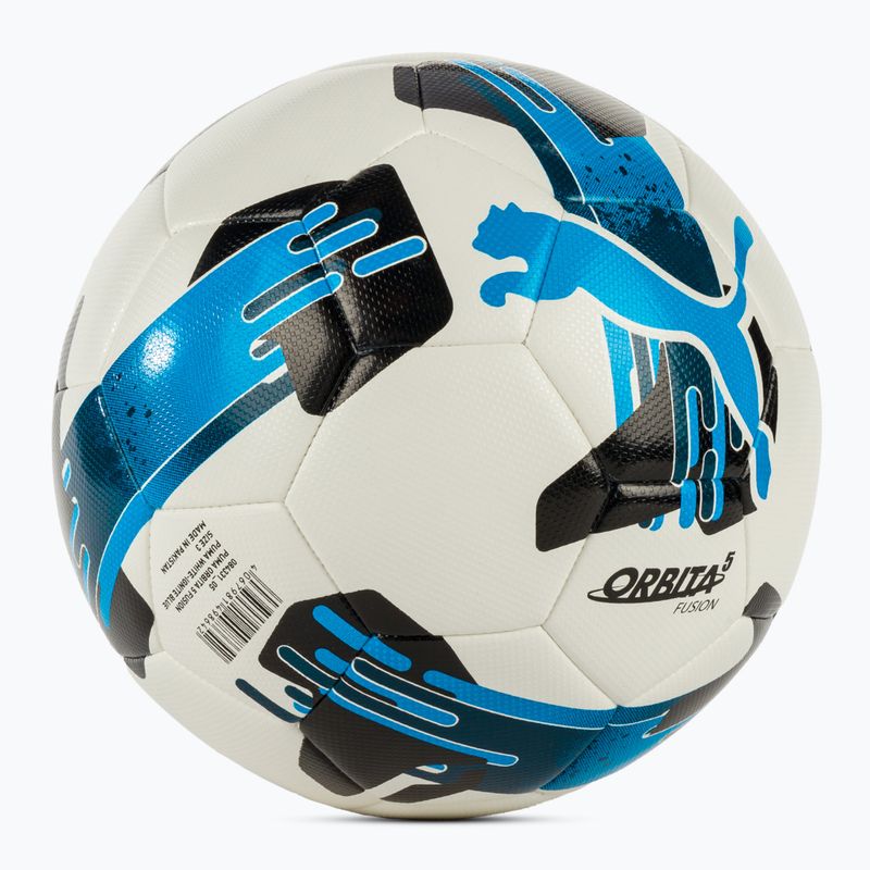 Piłka do piłki nożnej PUMA Orbita 5 Fusion puma white/ingite blue rozmiar 3 2