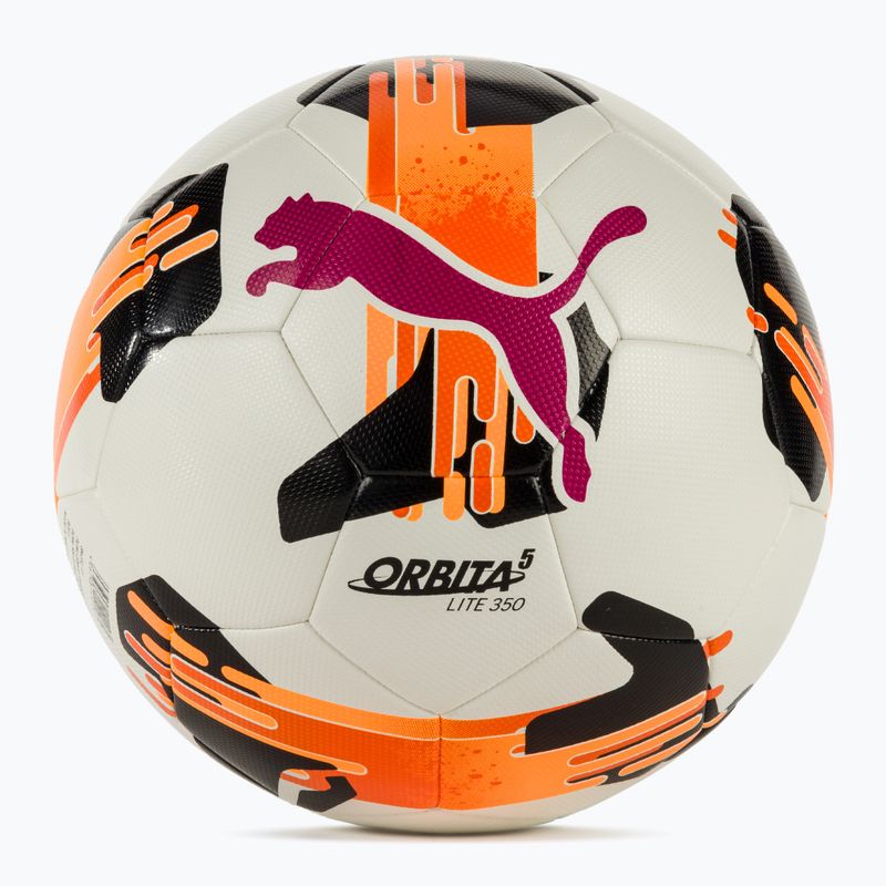Piłka do piłki nożnej PUMA Orbita 5 Fusion Lite 350 puma white/multicolor rozmiar 5