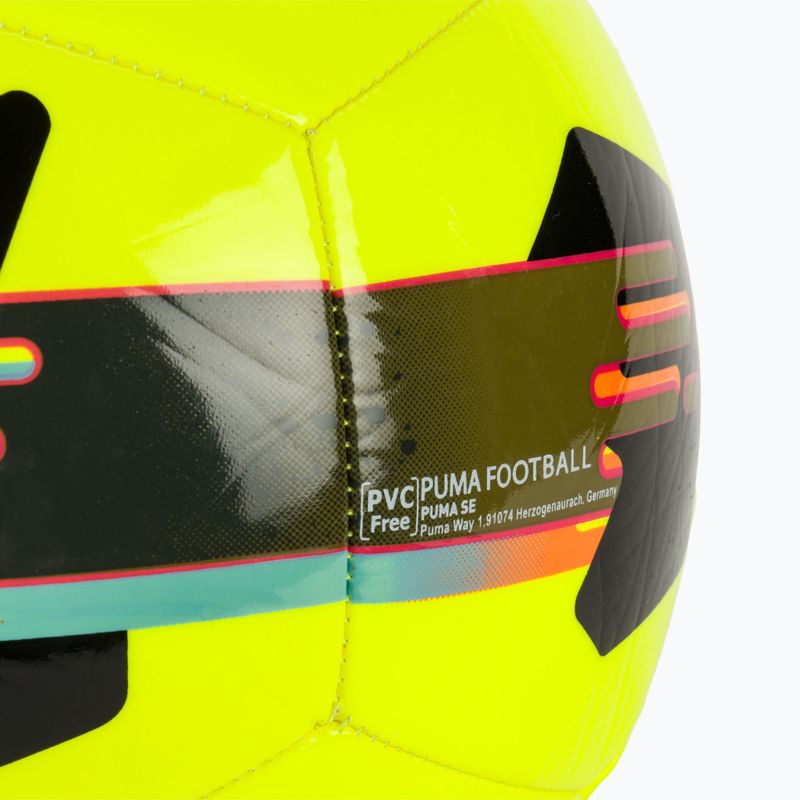 Piłka do piłki nożnej PUMA Orbita 7 MS lemon tonic/multicolor rozmiar 4 3