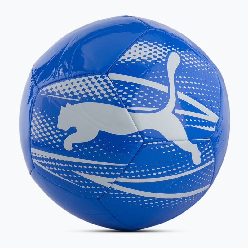 Piłka do piłki nożnej PUMA Attacanto Graphic puma white/bluemazing rozmiar 3 2