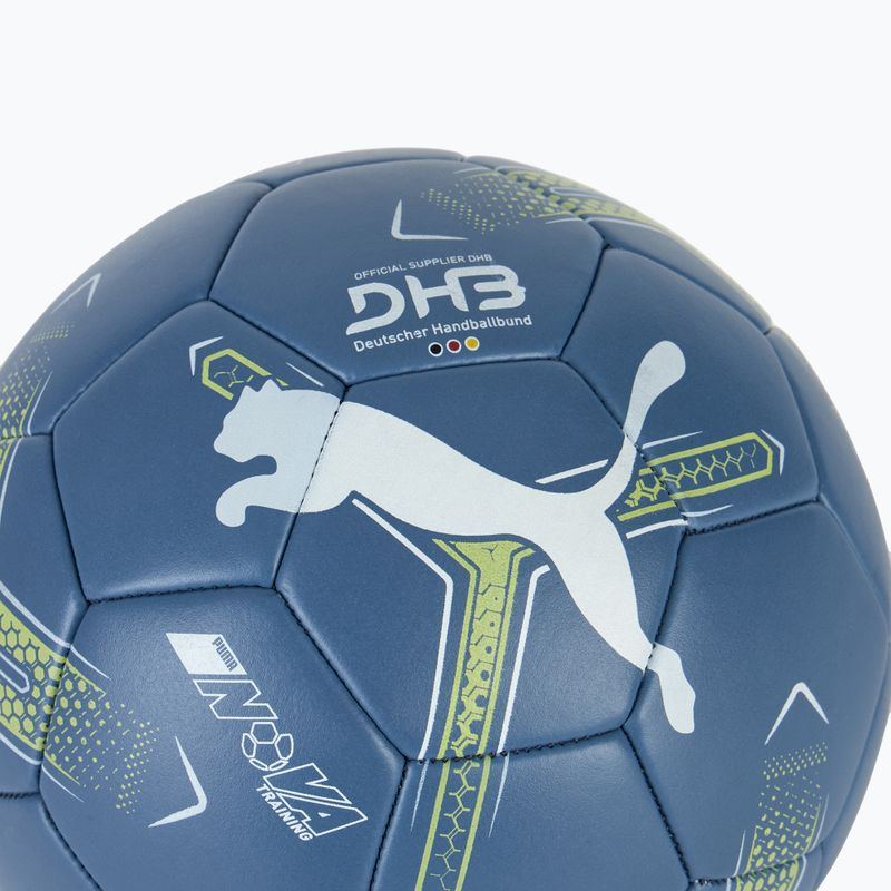 Piłka do piłki ręcznej PUMA Nova Training blue horizon/puma white/fizzy apple rozmiar 2 3