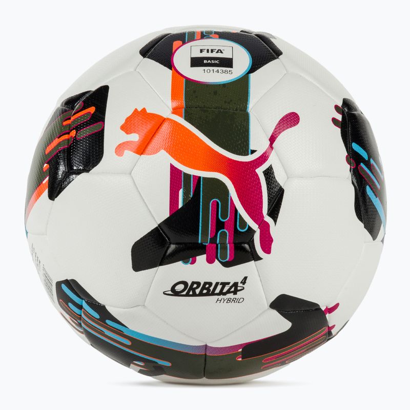 Piłka do piłki nożnej PUMA Orbita 4 HYB FIFA Basic puma white/multicolor rozmiar 4