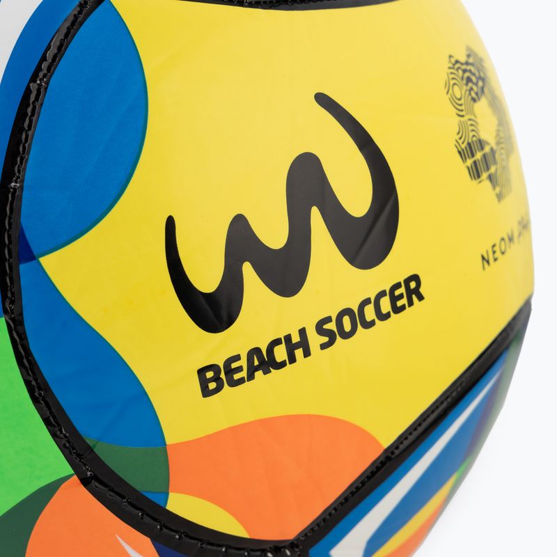 Piłka do piłki nożnej PUMA Beach Football MS blazing yellow/multi colour rozmiar 5 3